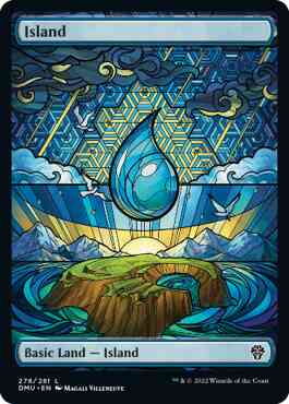 Island [278] [Full Art] [Stained Glass Showcase] [Dominaria United] [Non-Foil]