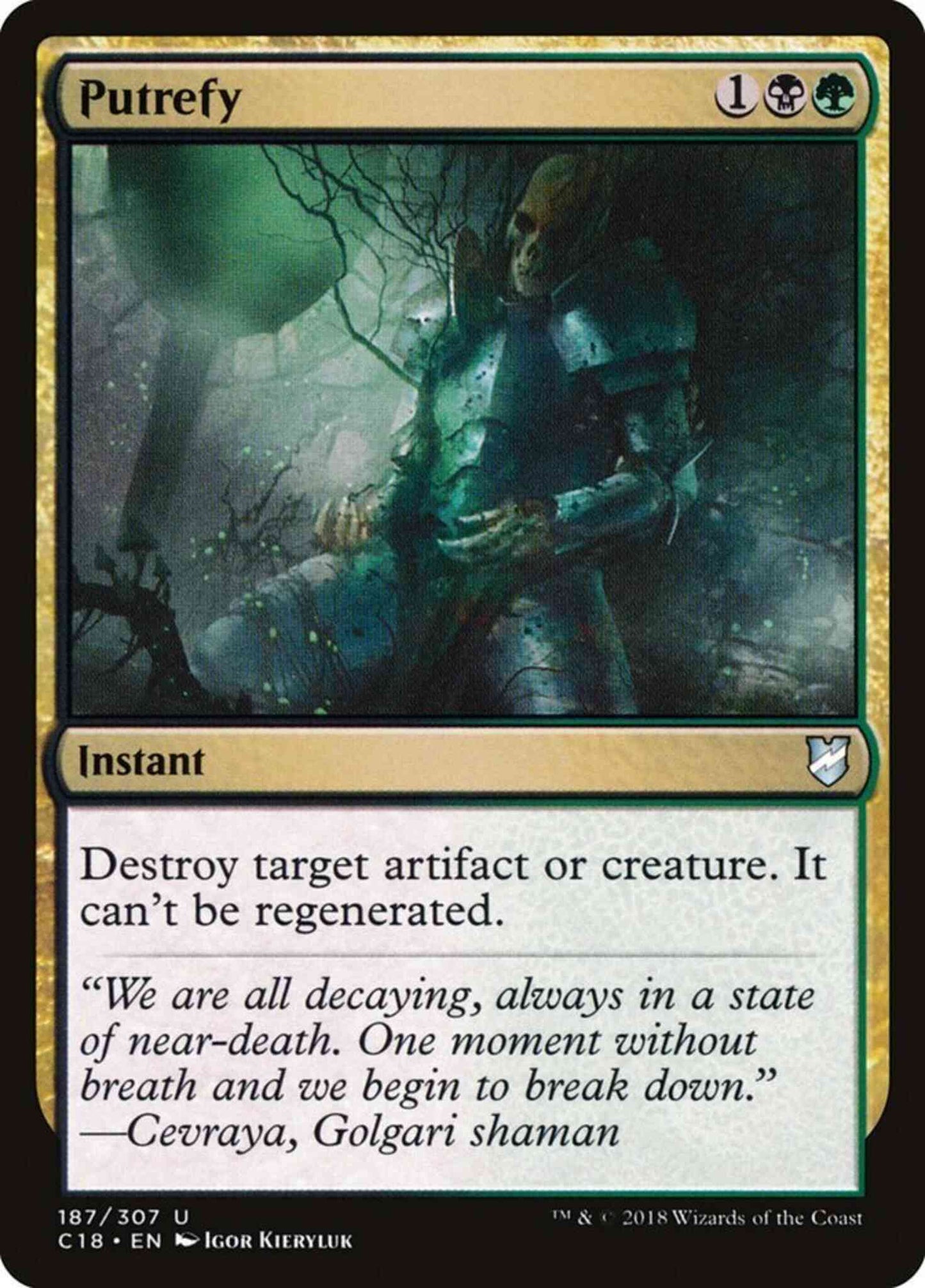 Putrefy [187] [Commander 2018] [Non-Foil]