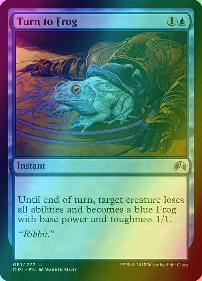 Turn to Frog [81] [Magic Origins] [Foil]