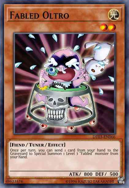 Fabled Oltro - HA03-EN038 - Super Rare - Unlimited