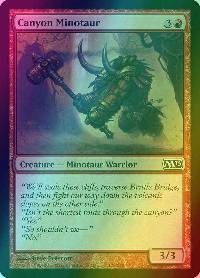 Canyon Minotaur [122] [Magic 2013] [Foil]