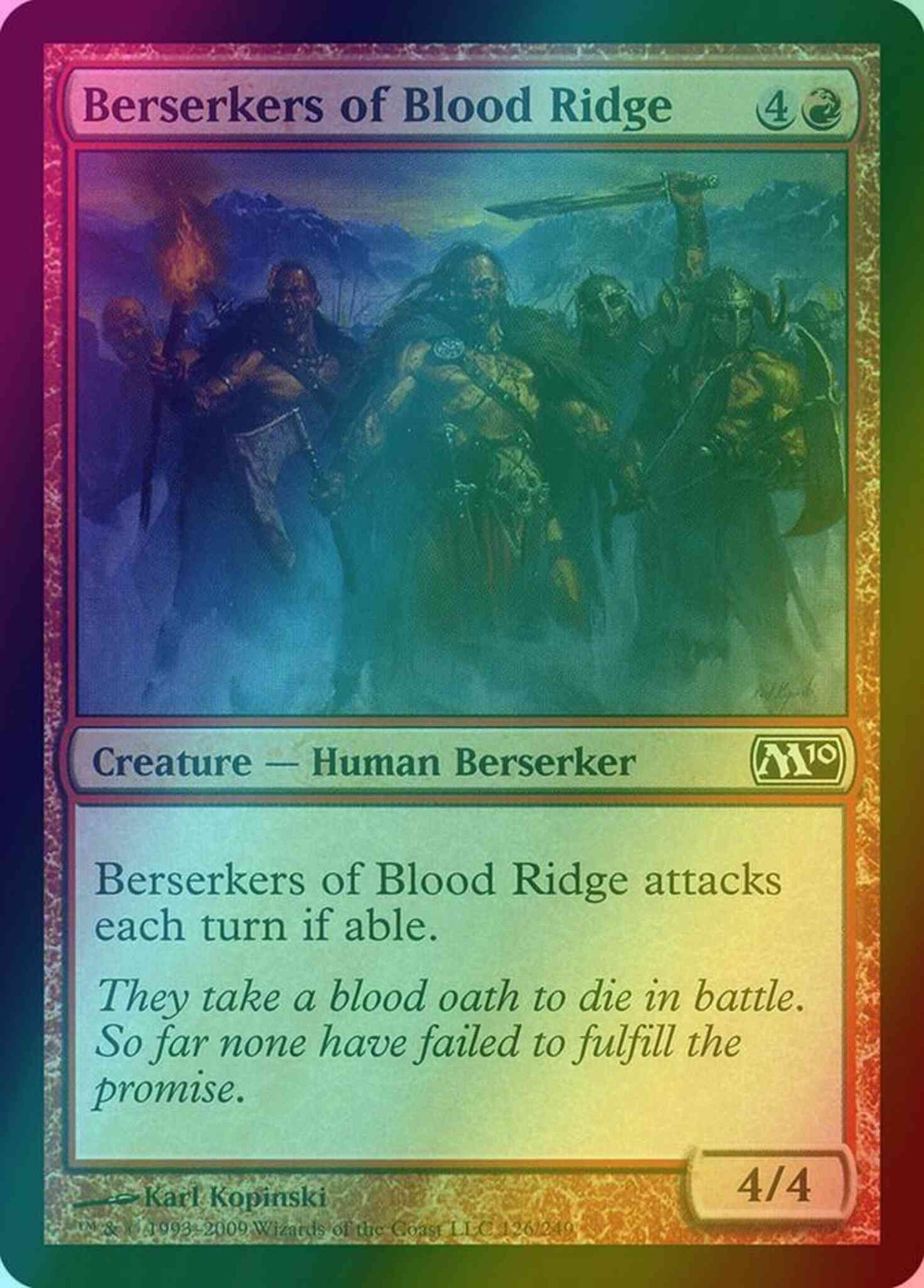 Berserkers of Blood Ridge [126] [Magic 2010] [Foil]
