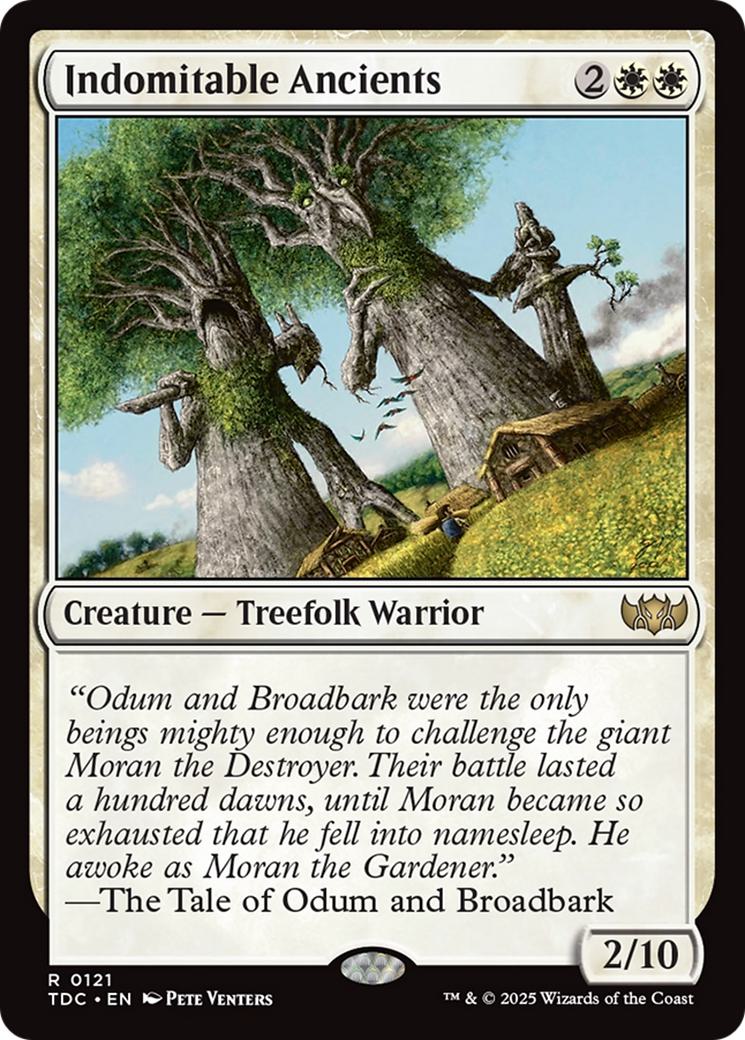 Indomitable Ancients [121] [Tarkir: Dragonstorm: Commander] [Non-Foil]