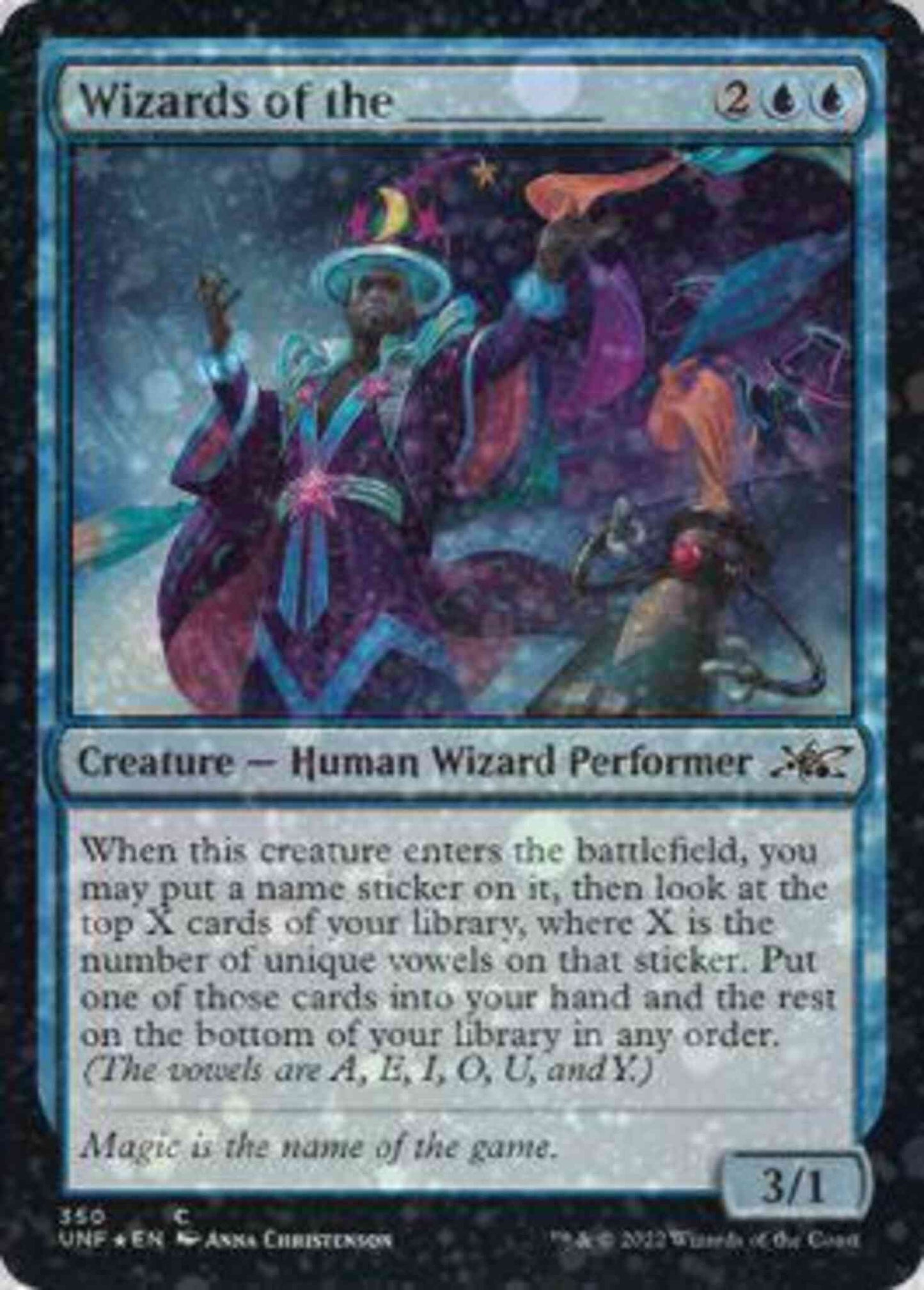 Wizards of the ________ [350] [Unfinity] [Galaxy Foil]