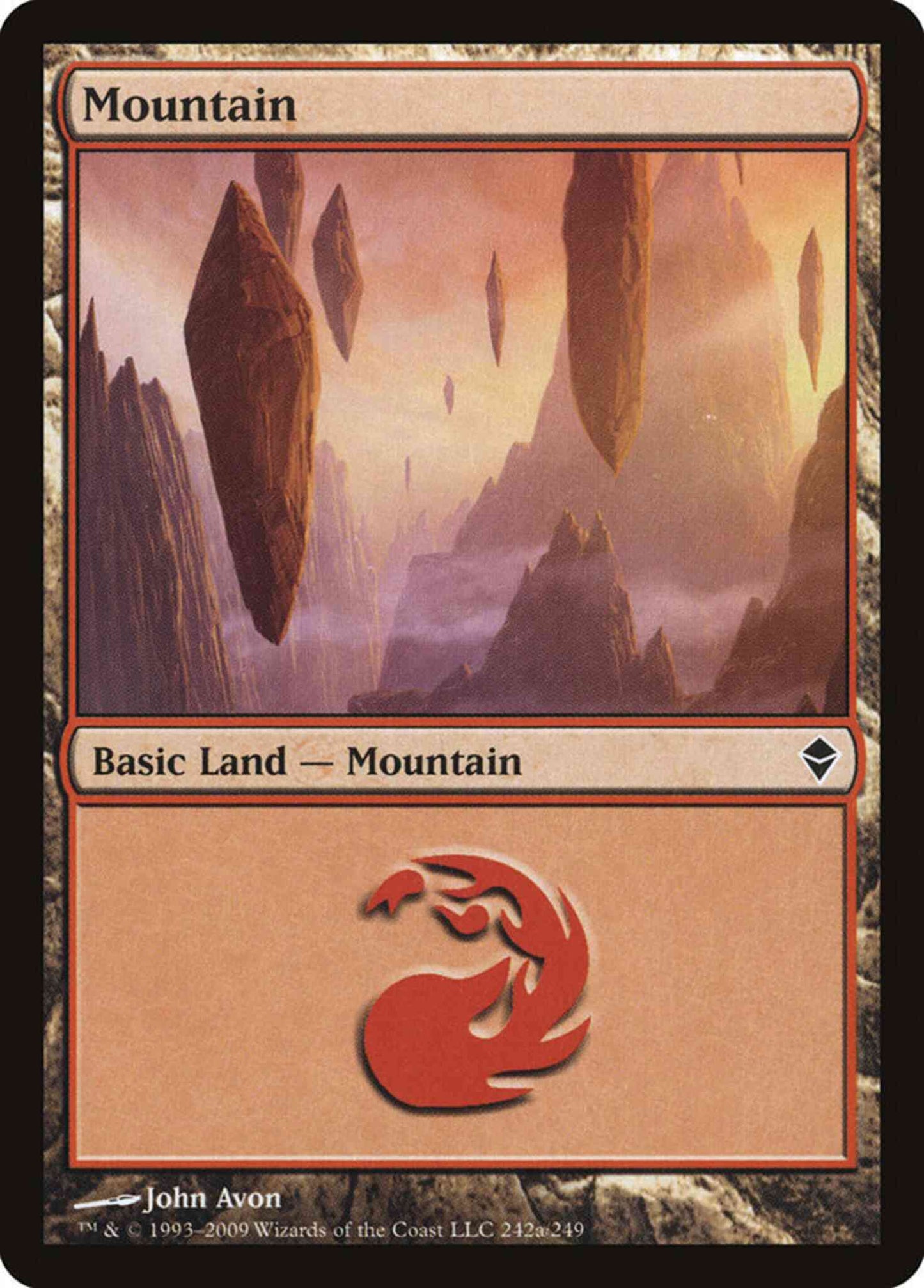 Mountain [242a] [Zendikar] [Non-Foil]