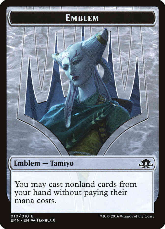 Tamiyo, Field Researcher Emblem [10] [Eldritch Moon Tokens] [Non-Foil]