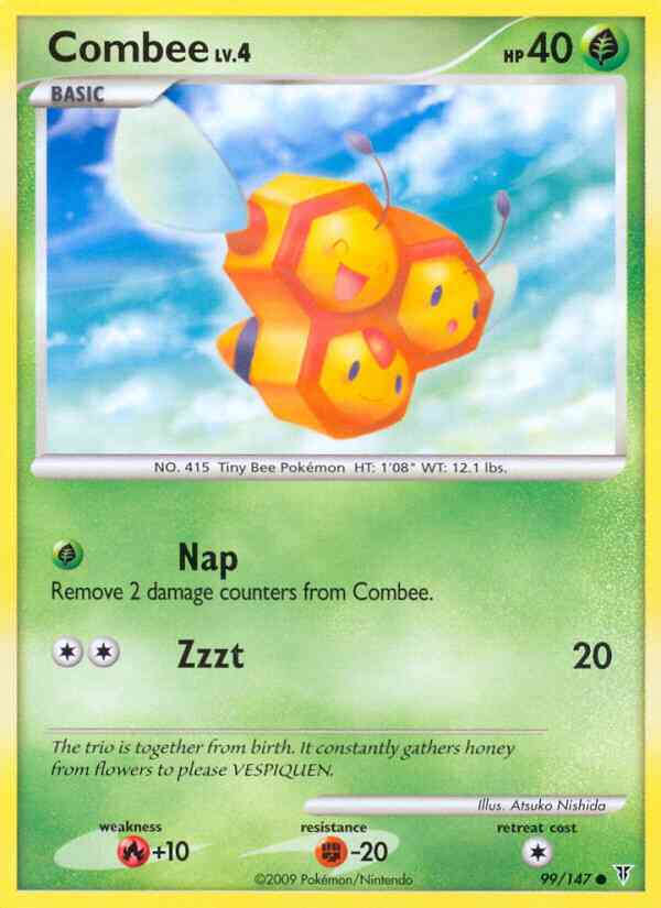 Combee - 99/147 - Common [pl3-99] [Non-Holo]