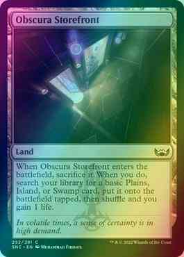 Obscura Storefront [252] [Streets of New Capenna] [Foil]