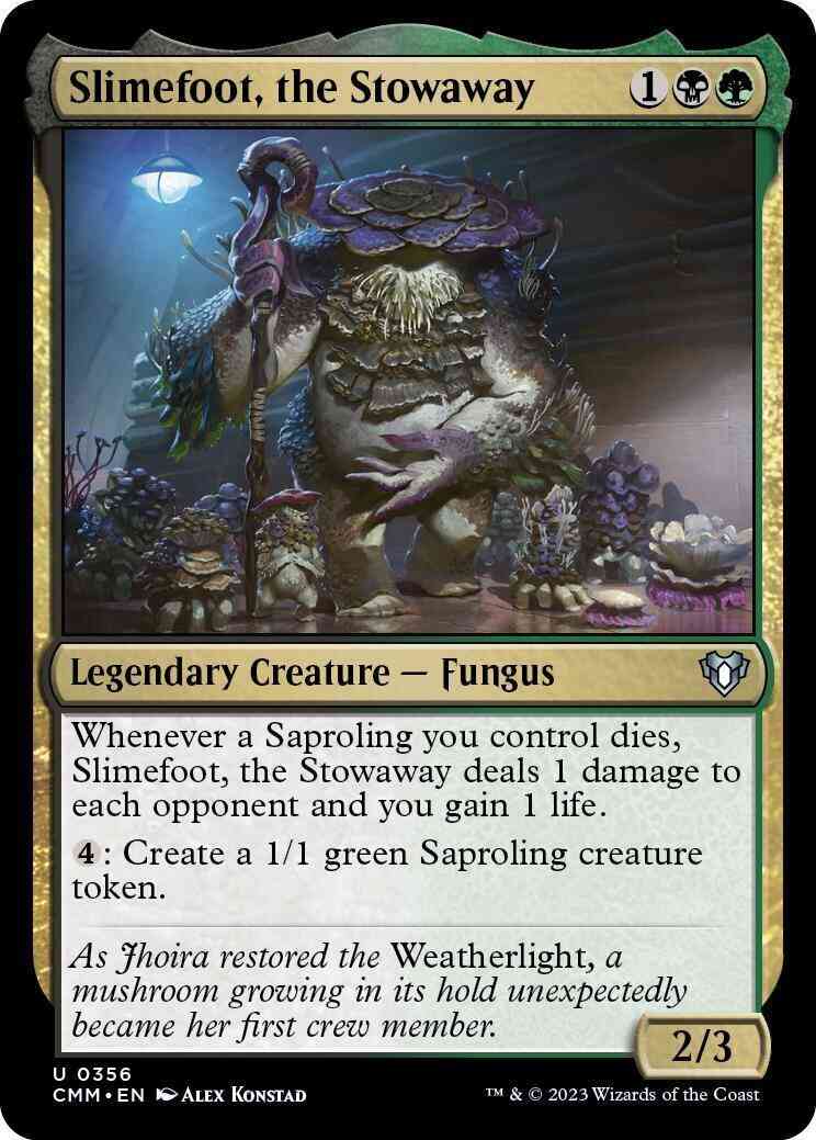Slimefoot, the Stowaway [356] [Commander Masters] [Non-Foil]