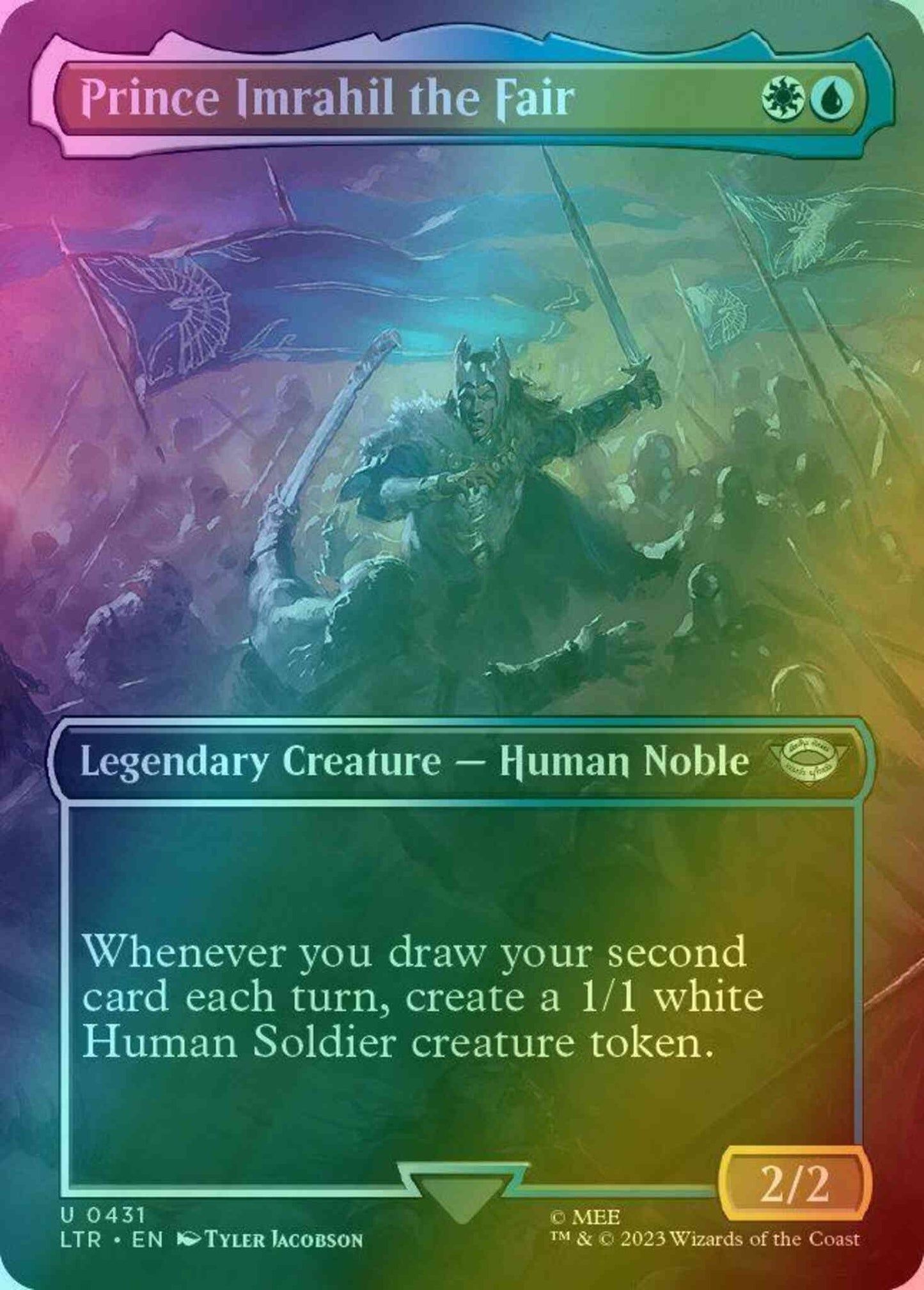 Prince Imrahil the Fair [431] [Borderless] [The Lord of the Rings: Tales of Middle-earth] [Foil]