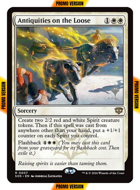 Antiquities on the Loose [7p] [Promo Pack] [Secrets of Strixhaven Promos] [Non-Foil]