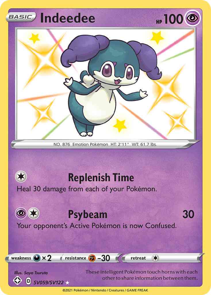 Indeedee - SV059/SV122 - Rare Shiny [swsh45sv-SV059] [Holo]