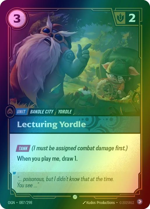 Lecturing Yordle - 087/298 [Origins] [Foil]