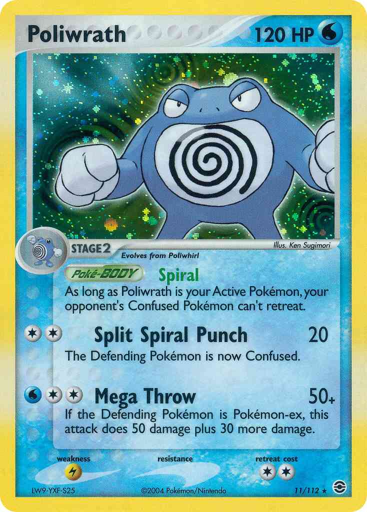 Poliwrath - 11/112 - Rare Holo [ex6-11] [Holo]