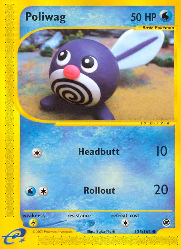 Poliwag - 125/165 - Common [ecard1-125] [Non-Holo]