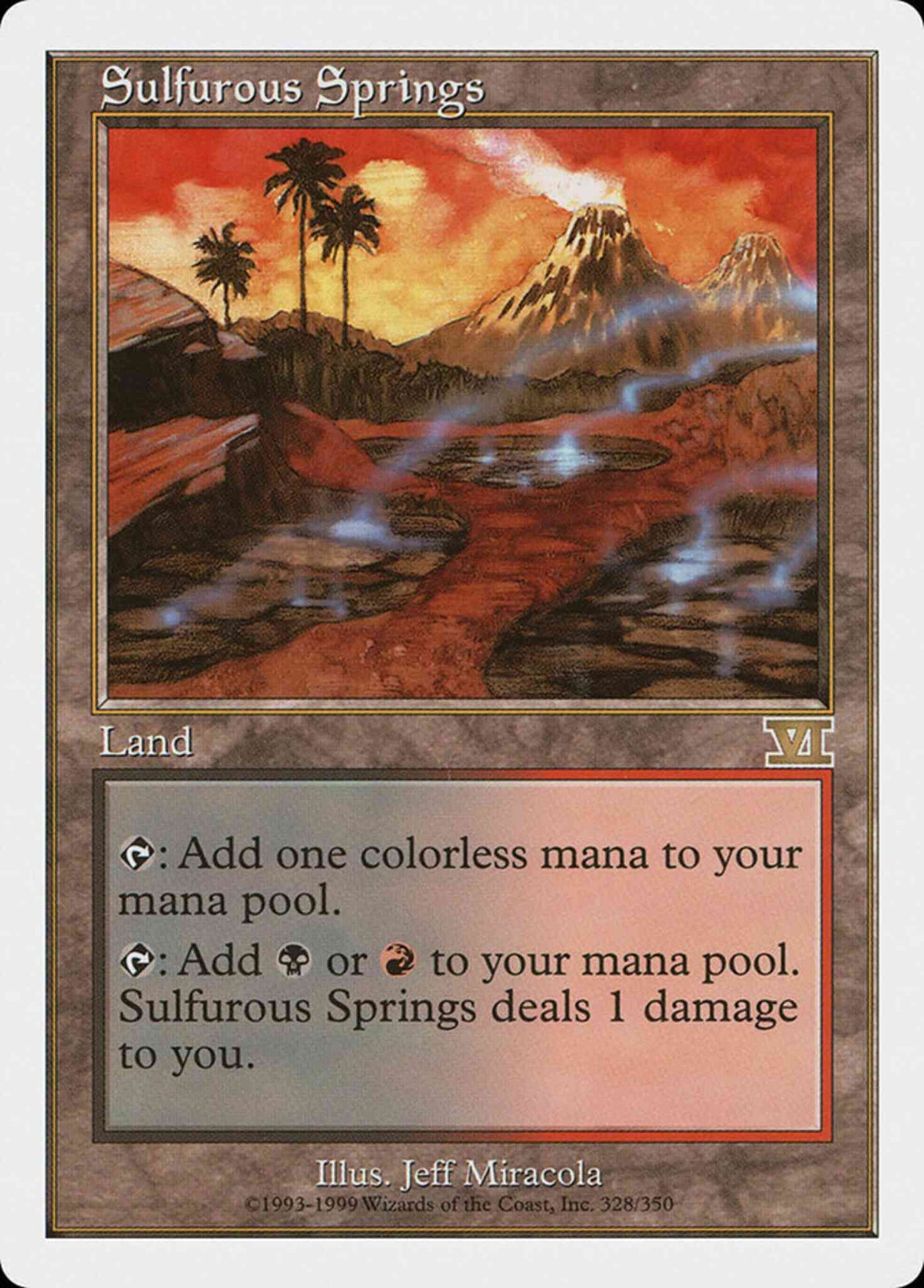Sulfurous Springs [328] [Classic Sixth Edition] [Non-Foil]