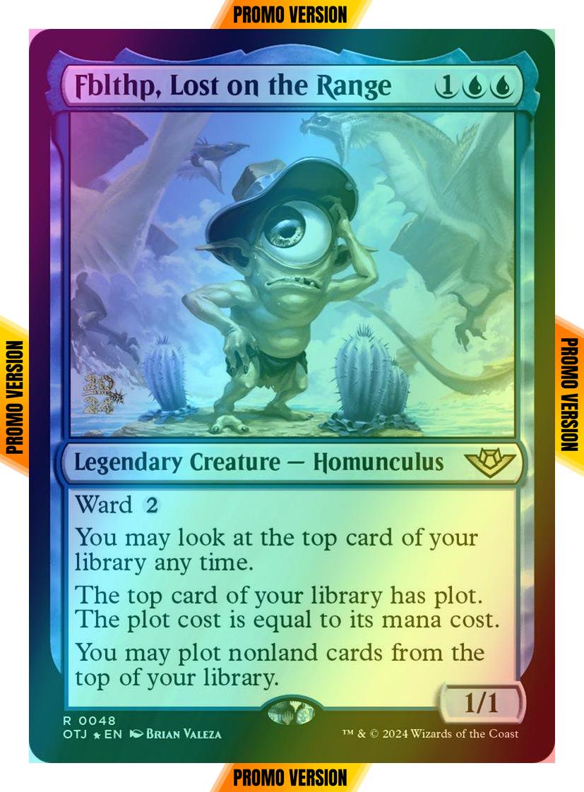 Fblthp, Lost on the Range [48s] [Prerelease] [Outlaws of Thunder Junction: Promos] [Foil]