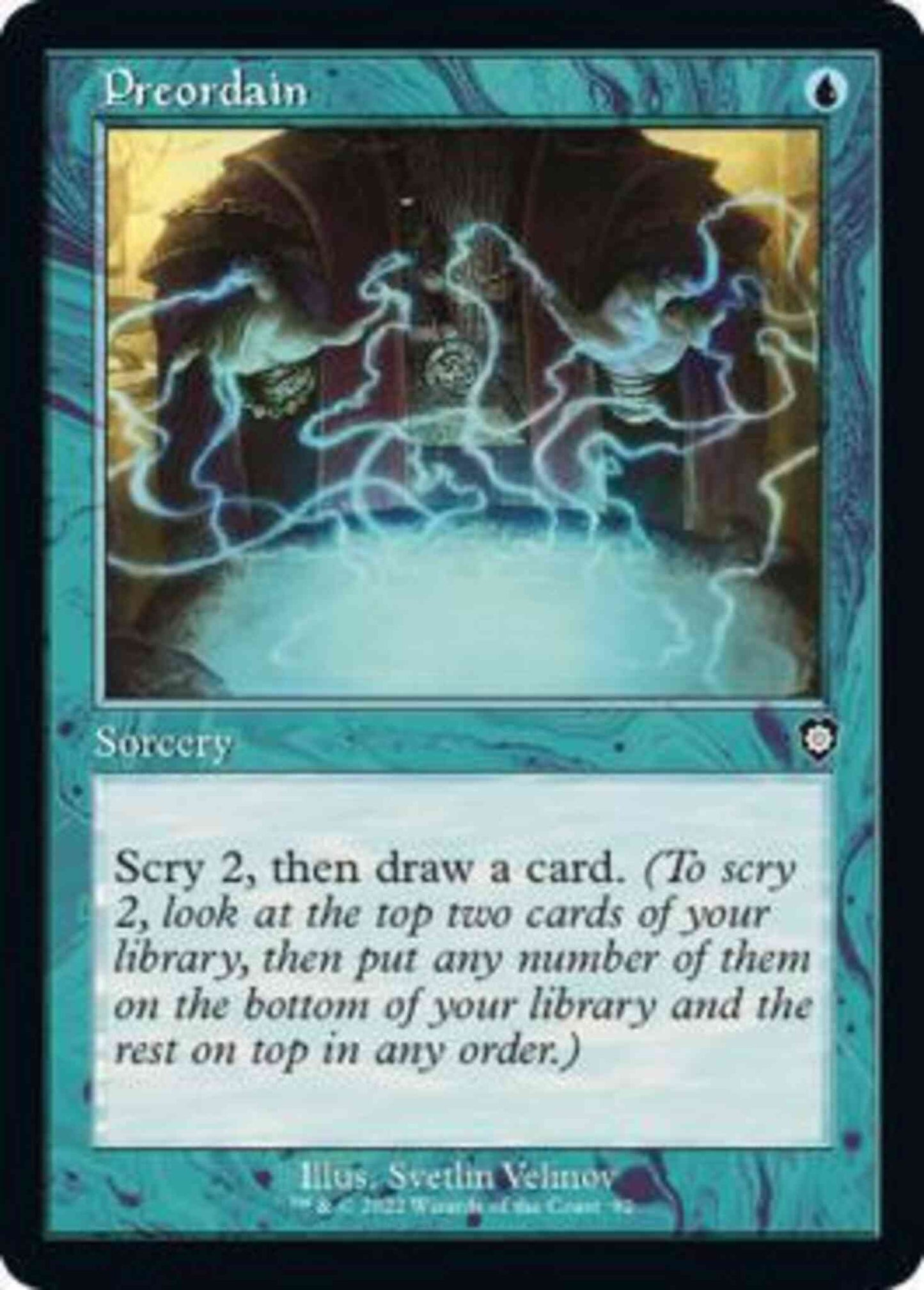 Preordain [92] [Retro Frame] [The Brothers' War: Commander] [Non-Foil]