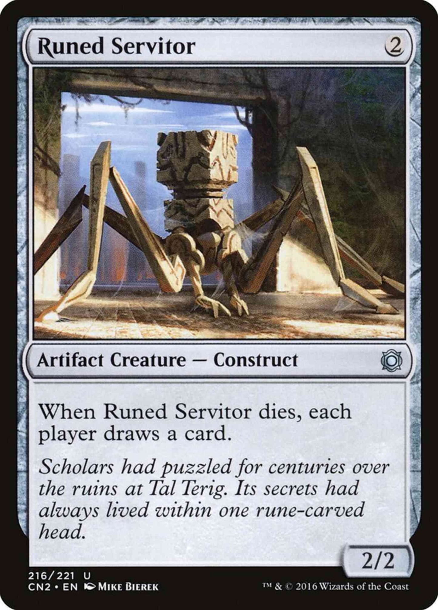 Runed Servitor [216] [Conspiracy Take The Crown] [Non-Foil]