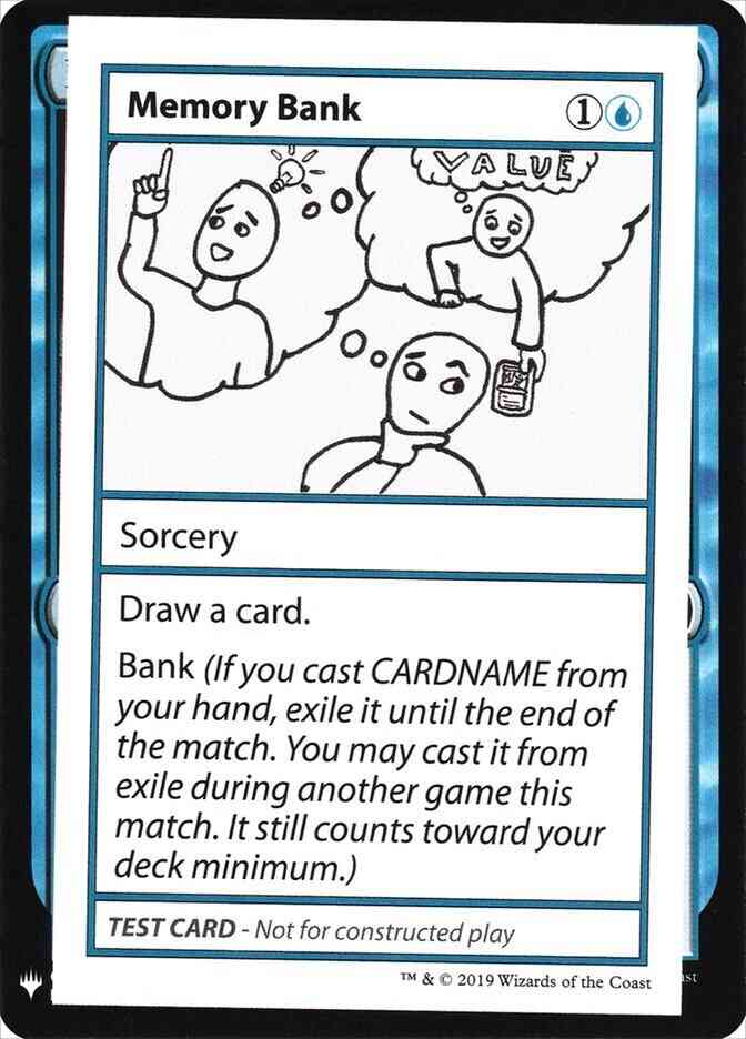Memory Bank - Symbol [27] [Mystery Booster Playtest Cards 2019] [Non-Foil]