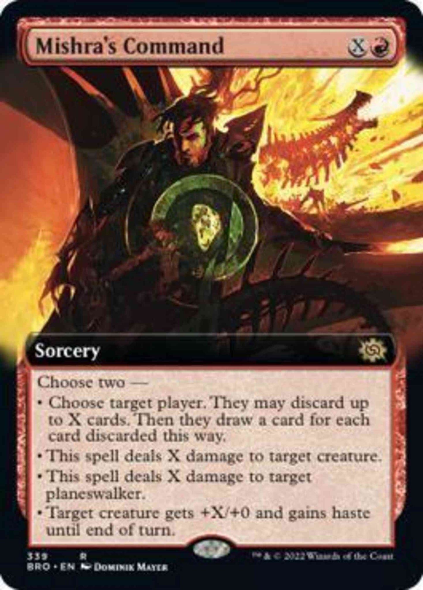 Mishra's Command [339] [Extended Art] [The Brothers' War] [Non-Foil]
