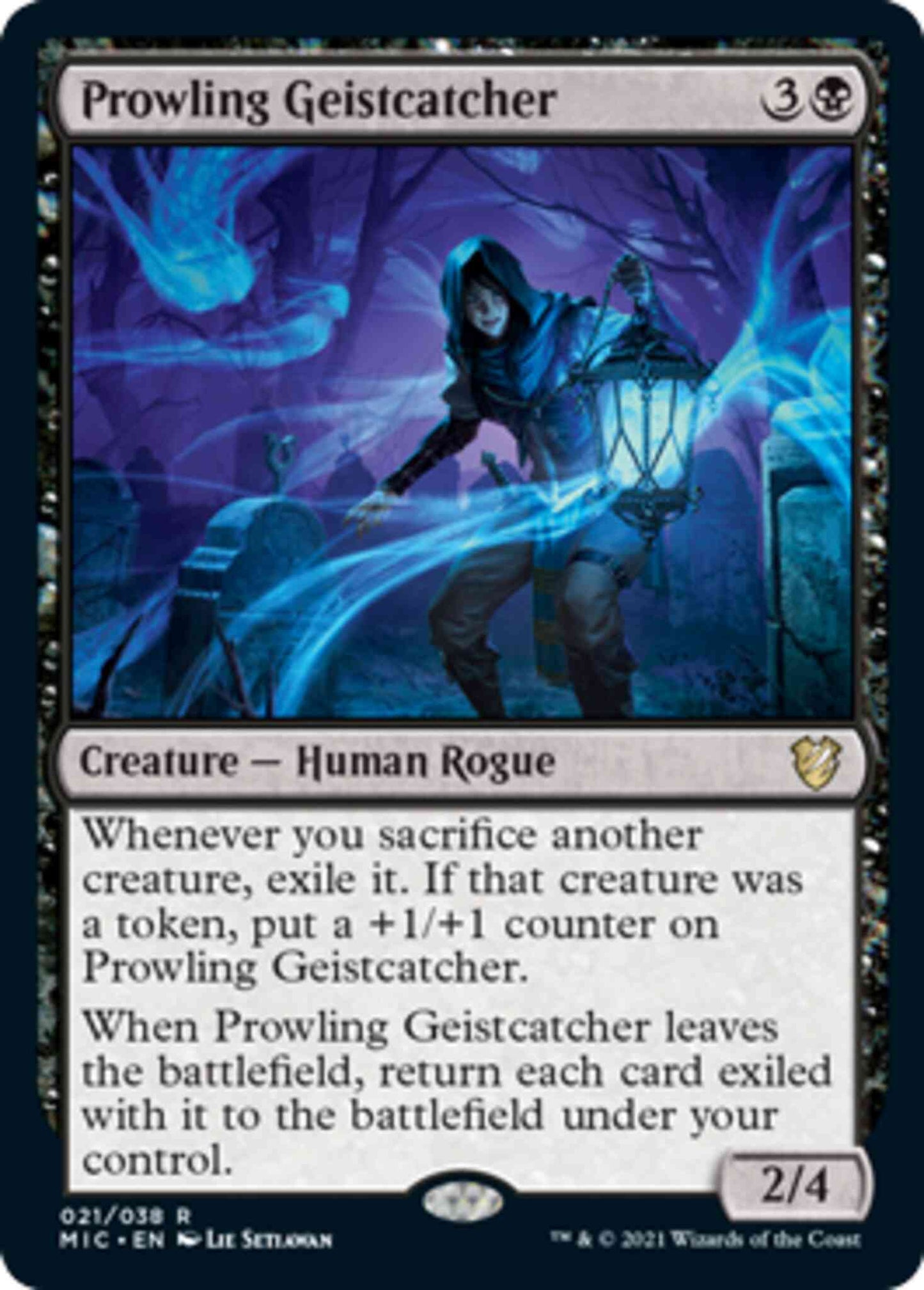 Prowling Geistcatcher [21] [Innistrad: Midnight Hunt: Commander] [Non-Foil]