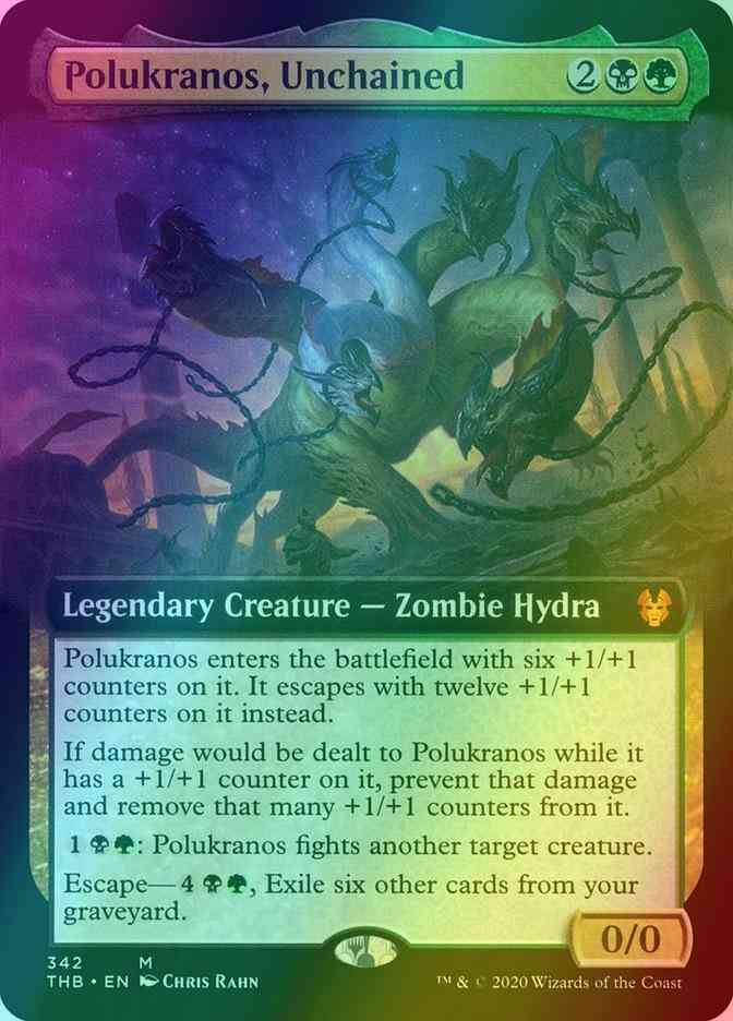 Polukranos, Unchained [342] [Extended Art] [Theros Beyond Death] [Foil]