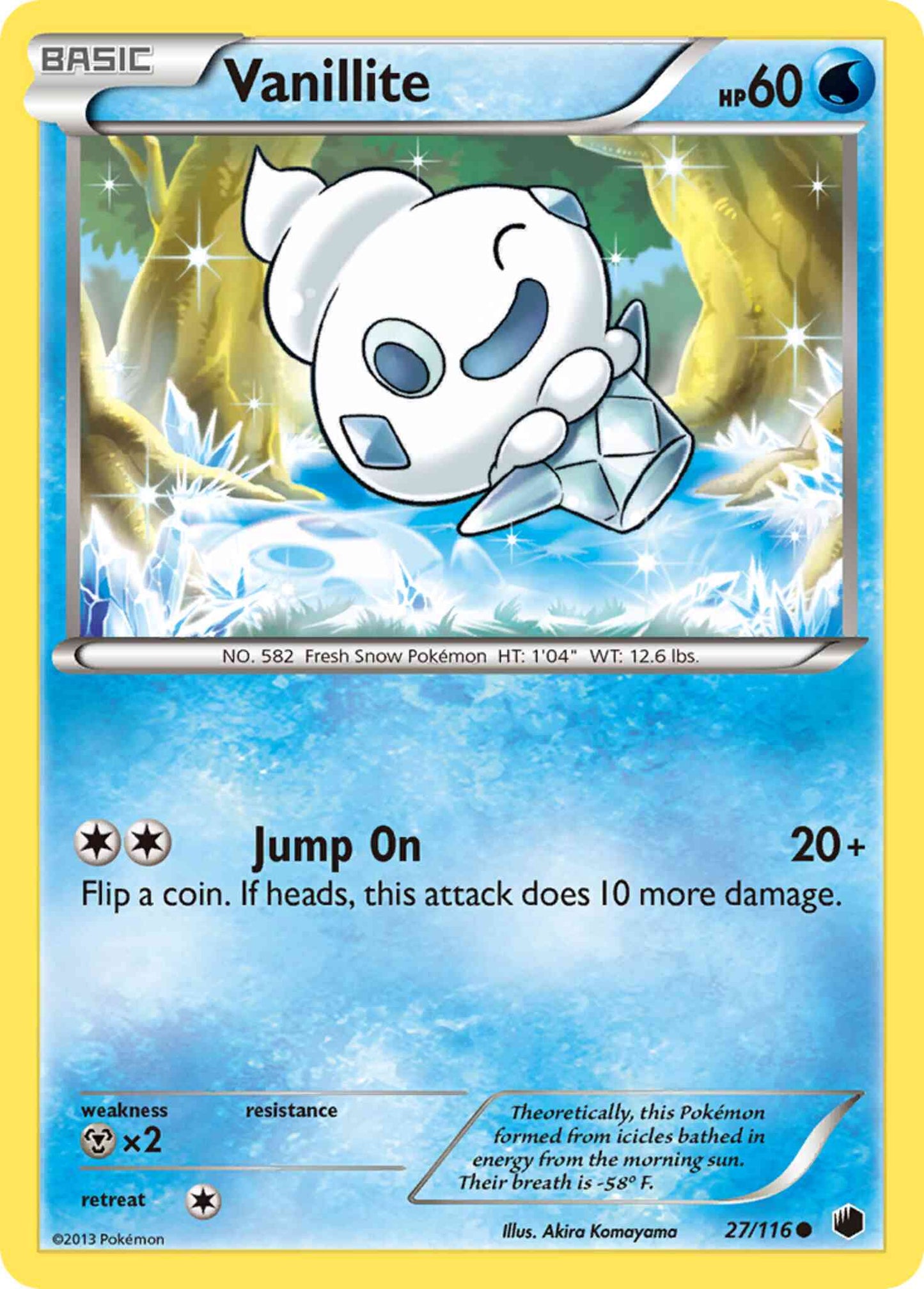 Vanillite - 27/116 - Common [bw9-27] [Reverse Holo]