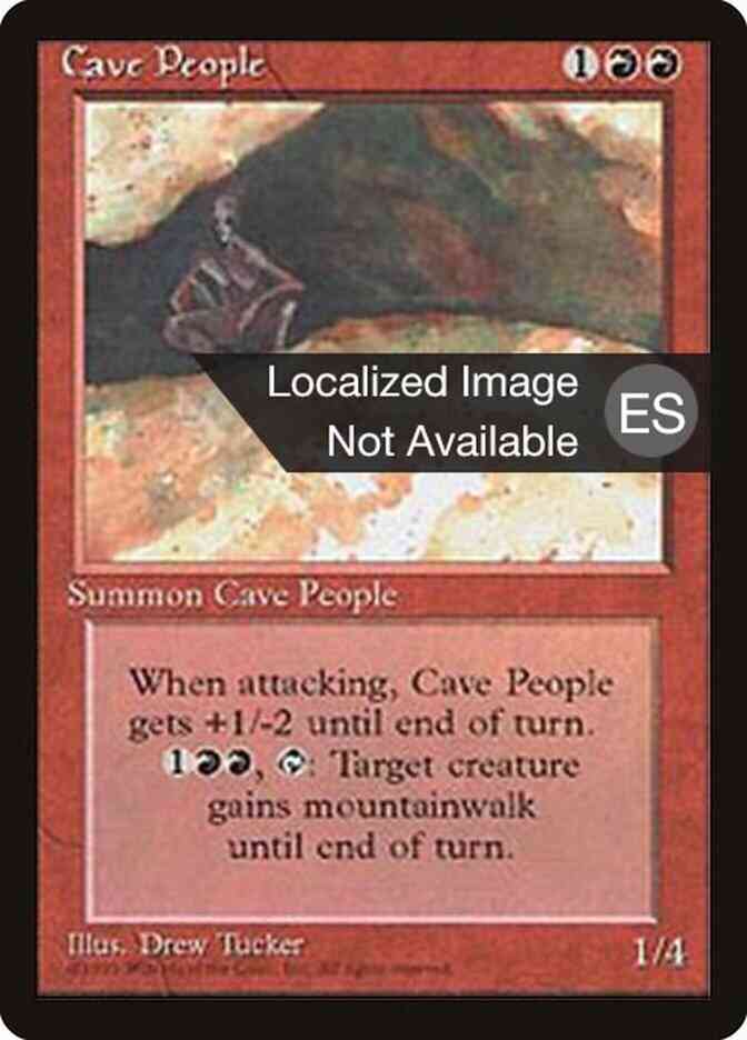 Cave People - Chinese [181] [Fourth Edition Black Border: Chinese] [Non-Foil]