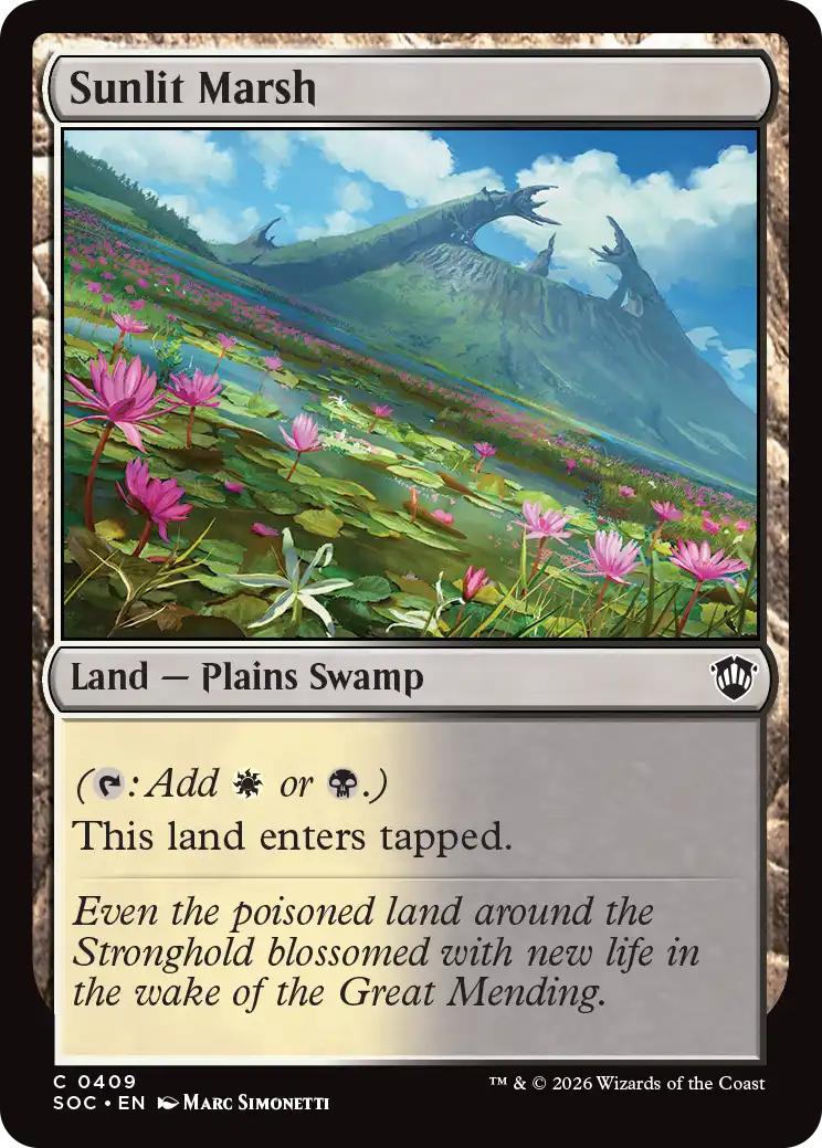 Sunlit Marsh [409] [Secrets of Strixhaven: Commander] [Non-Foil]
