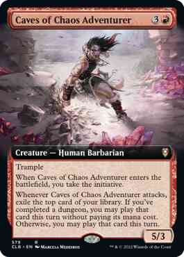Caves of Chaos Adventurer [579] [Extended Art] [Commander Legends: Battle for Baldur's Gate] [Non-Foil]