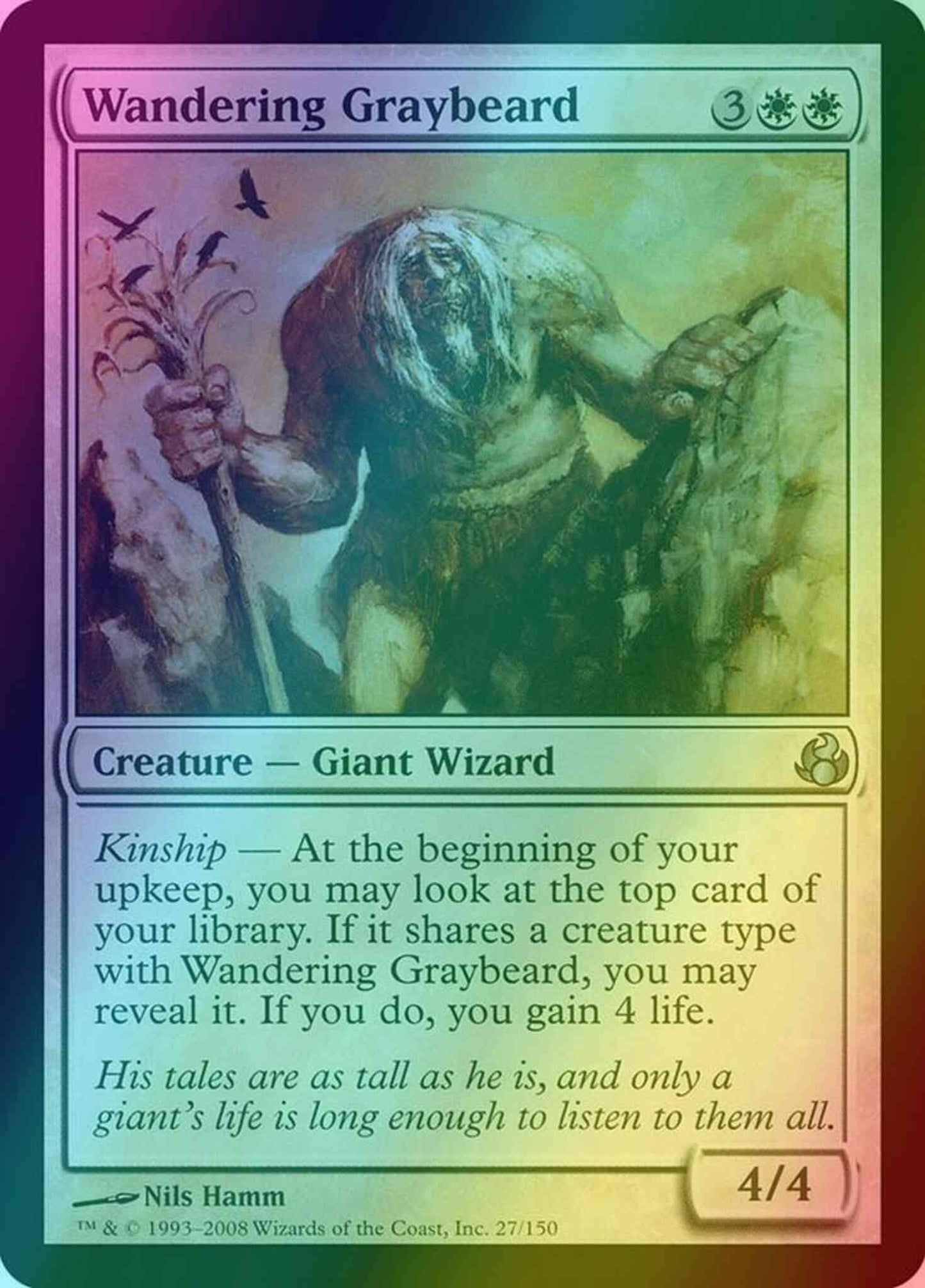 Wandering Graybeard [27] [Morningtide] [Foil]