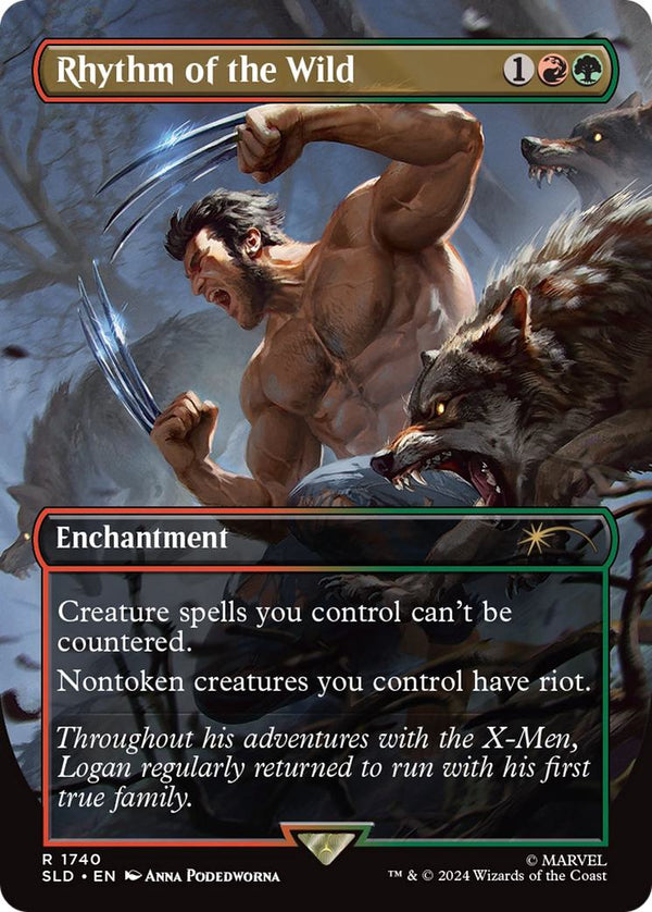 Rhythm of the Wild [1740] [Borderless] [Marvel's Wolverine] [Secret Lair Drop] [Non-Foil]