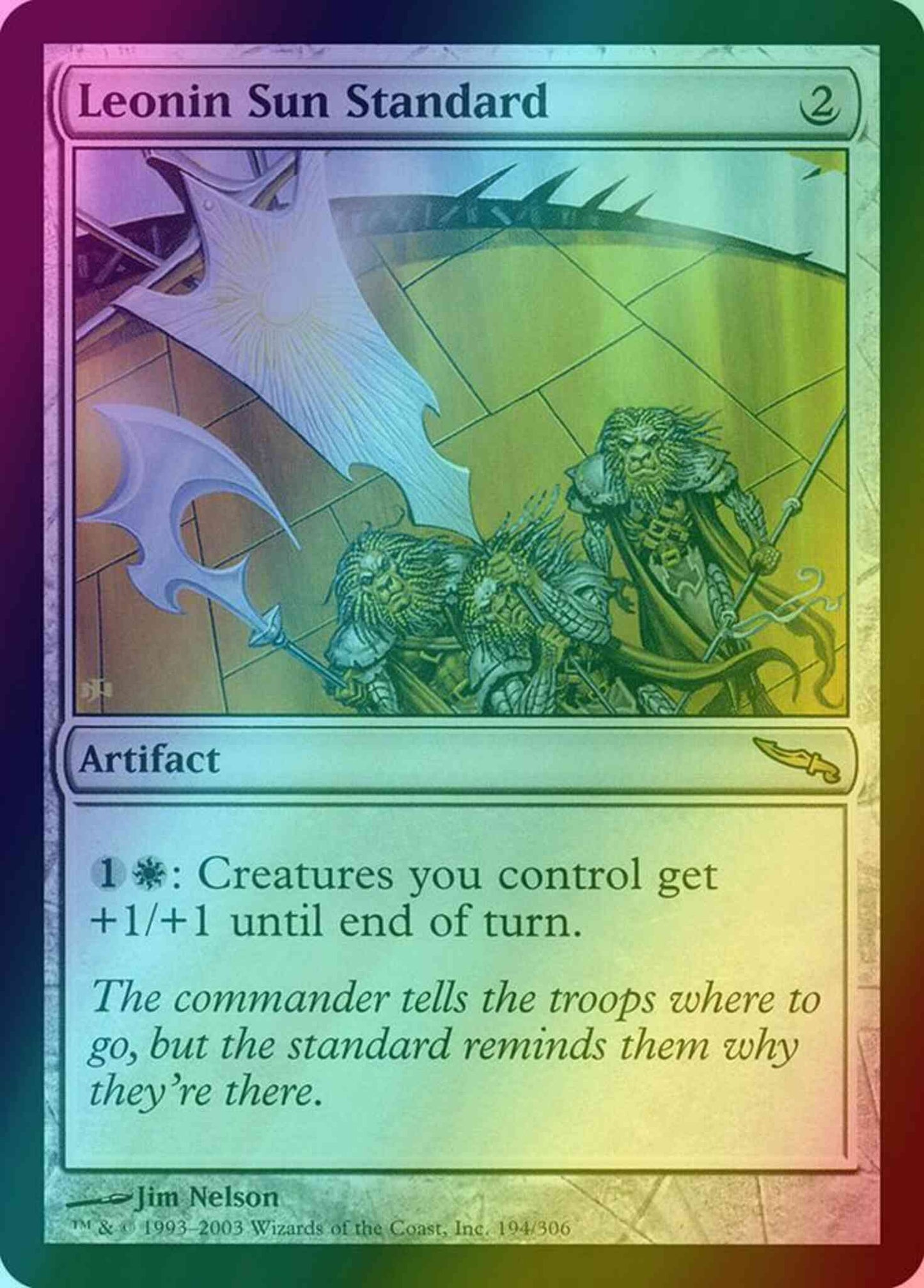 Leonin Sun Standard [194] [Mirrodin] [Foil]