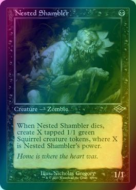 Nested Shambler [399] [Retro Frame] [Modern Horizons 2] [Etched Foil]