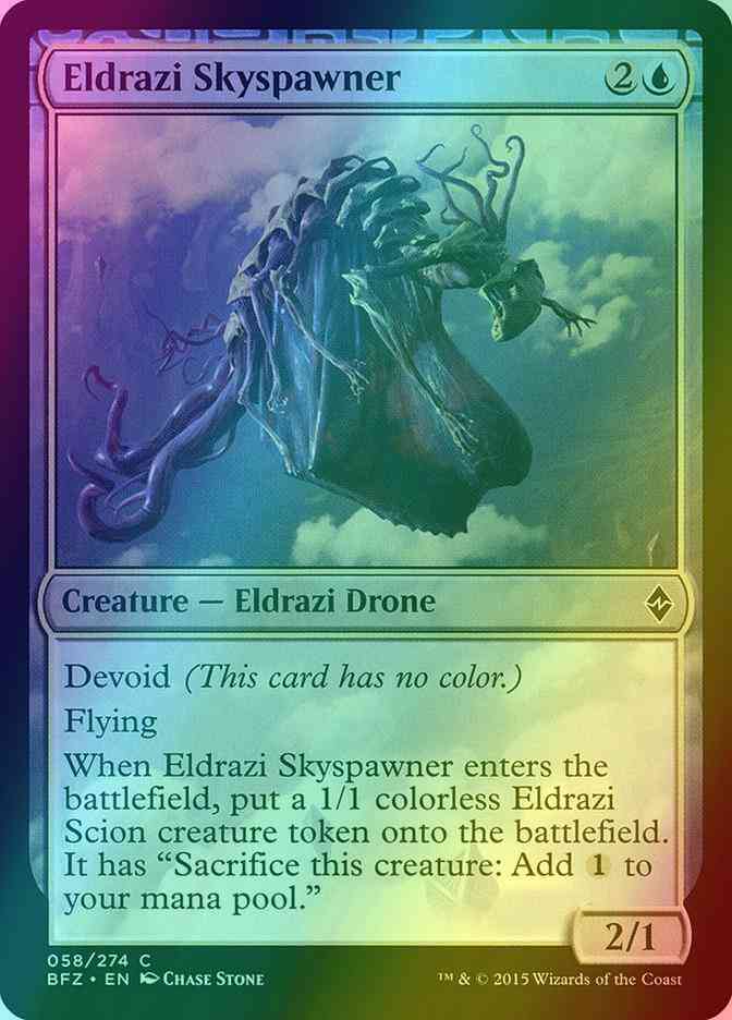 Eldrazi Skyspawner [58] [Battle for Zendikar] [Foil]