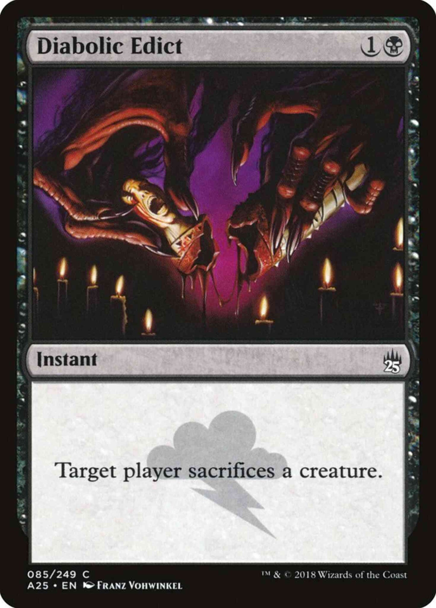 Diabolic Edict [85] [Masters 25] [Non-Foil]