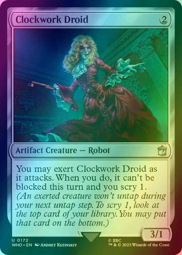 Clockwork Droid [172] [Universes Beyond: Doctor Who] [Foil]