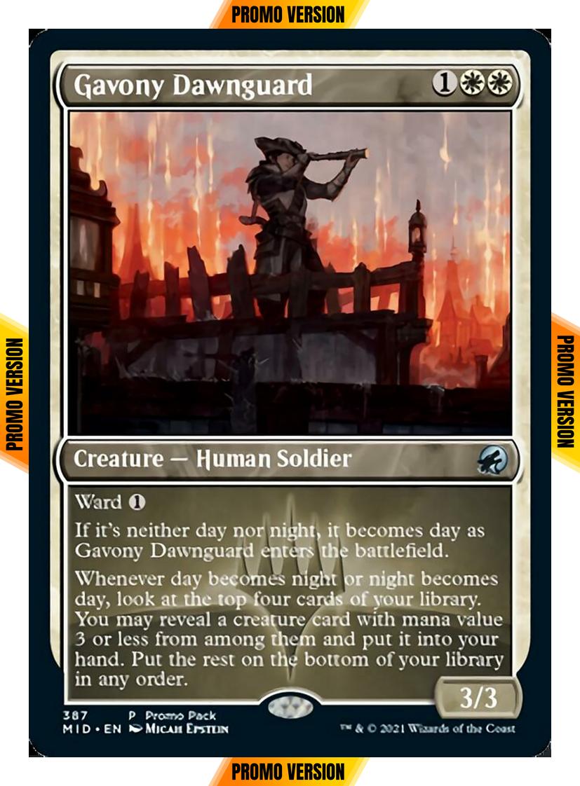 Gavony Dawnguard [387] [Dark Frame Promo Pack] [Innistrad: Midnight Hunt] [Non-Foil]