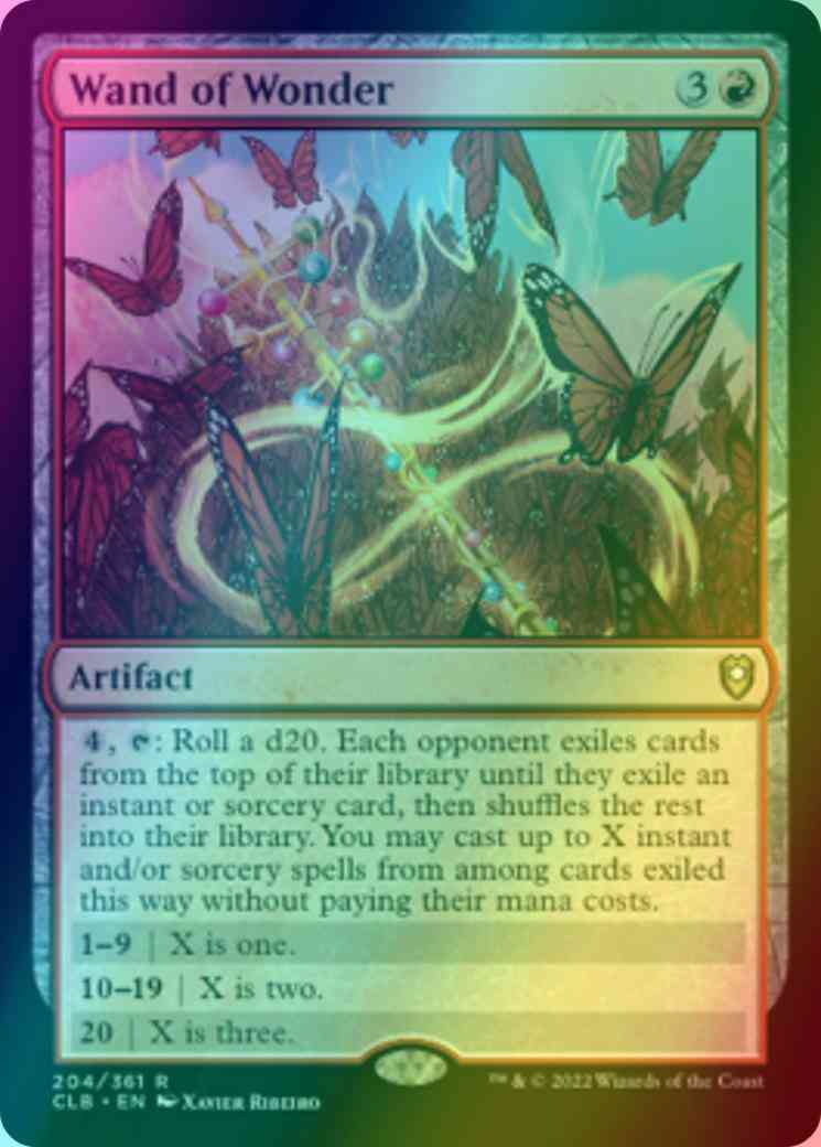 Wand of Wonder [204] [Commander Legends: Battle for Baldur's Gate] [Foil]