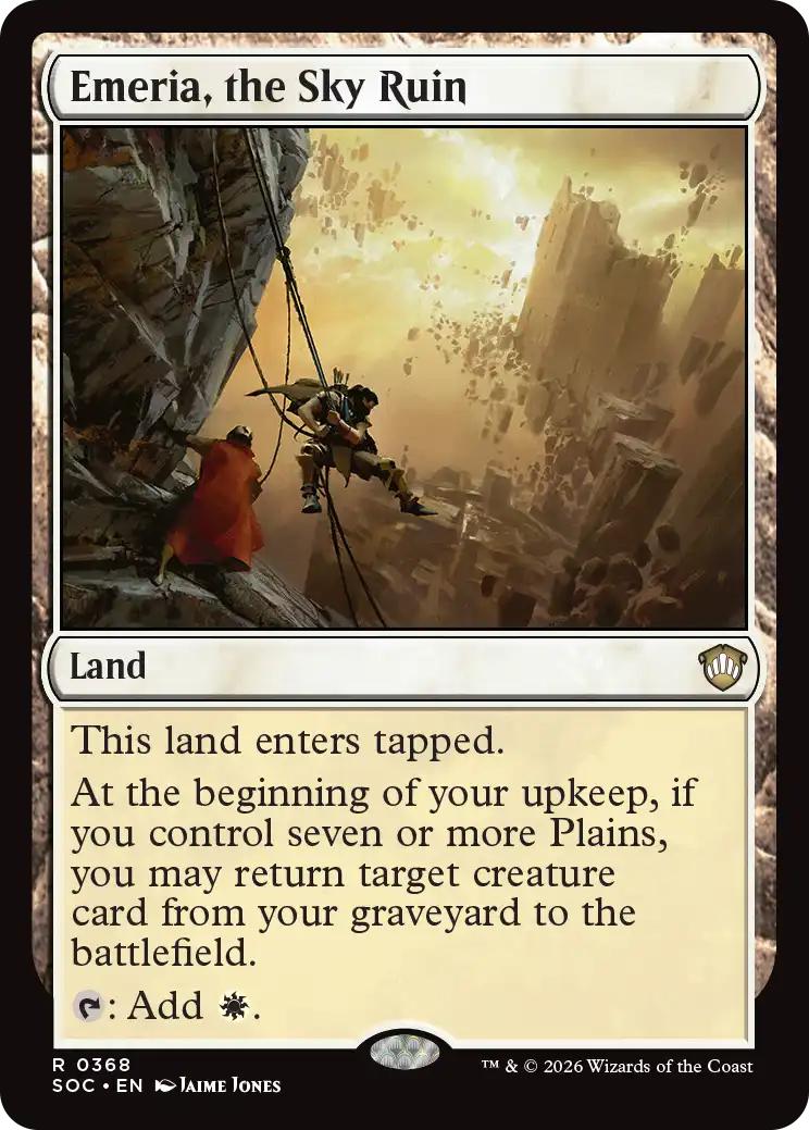 Emeria, the Sky Ruin [368] [Secrets of Strixhaven: Commander] [Non-Foil]