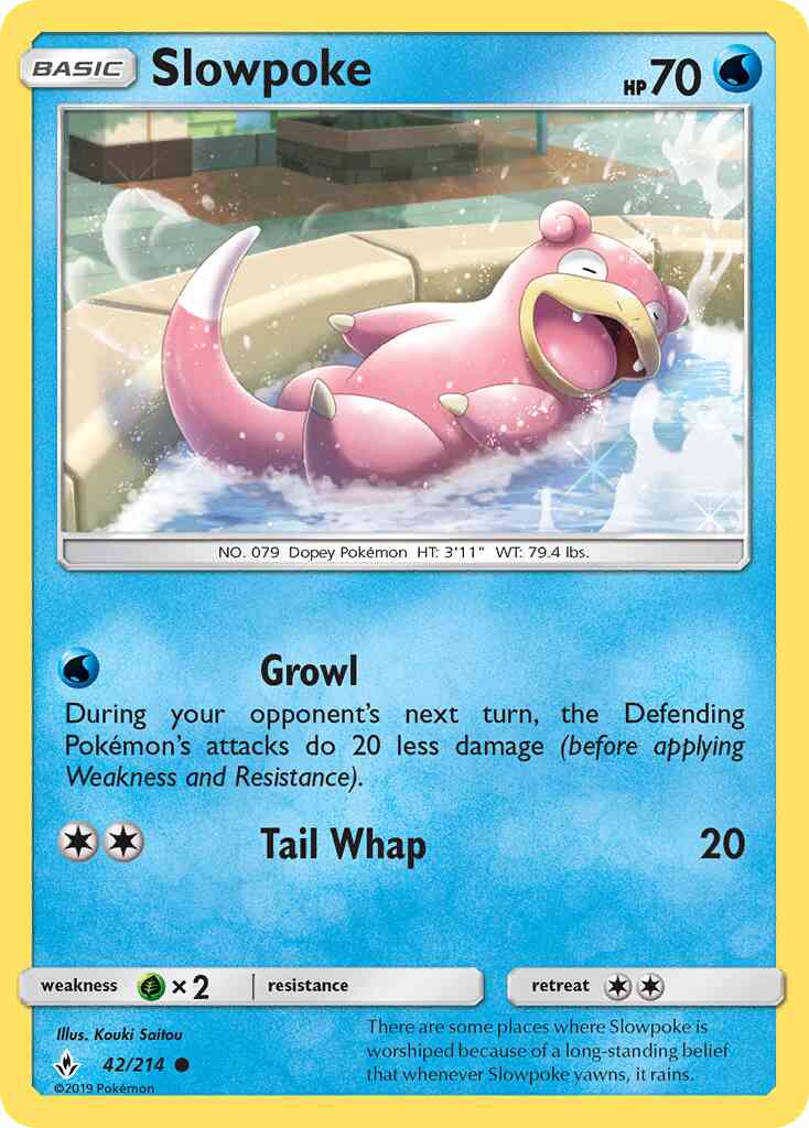 Slowpoke - 42/214 - Common [sm10-42] [Non-Holo]