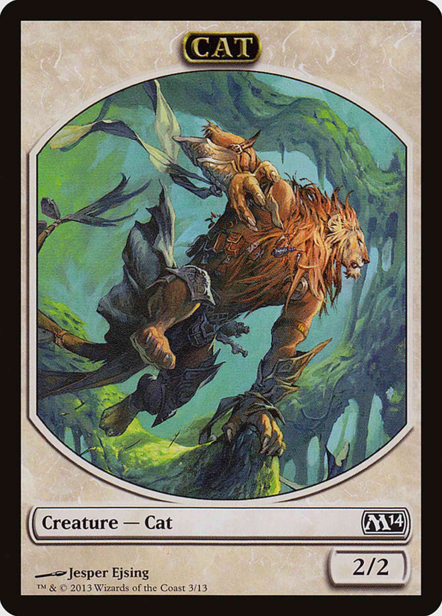 Cat Token [03] [Magic 2014 Tokens] [Non-Foil]