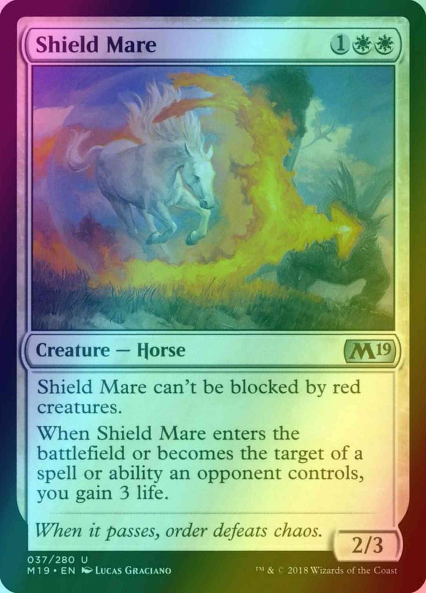 Shield Mare [37] [Core Set 2019] [Foil]