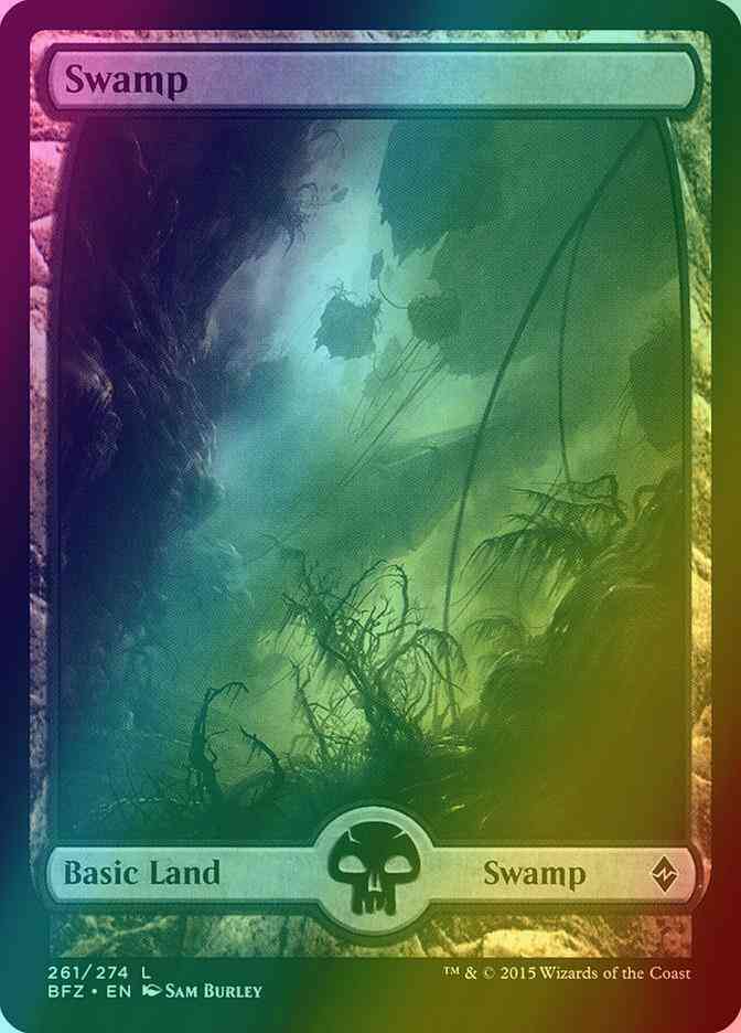 Swamp [261] [Full Art] [Battle for Zendikar] [Foil]
