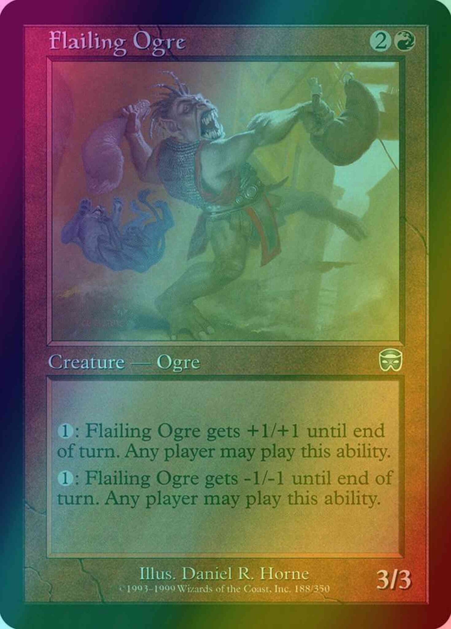 Flailing Ogre [188] [Mercadian Masques] [Foil]