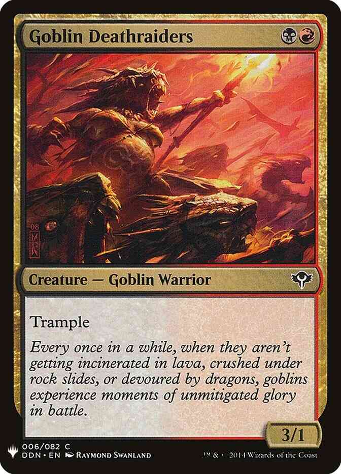 Goblin Deathraiders [DDN-6] [The List] [Non-Foil]