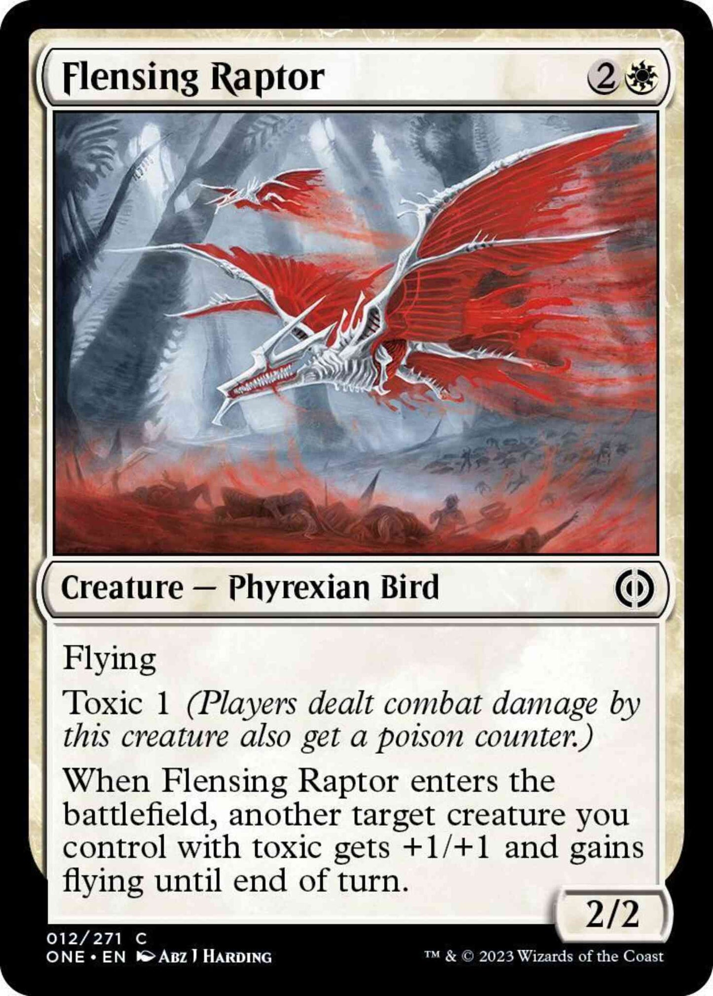 Flensing Raptor [12] [Phyrexia: All Will Be One] [Non-Foil]
