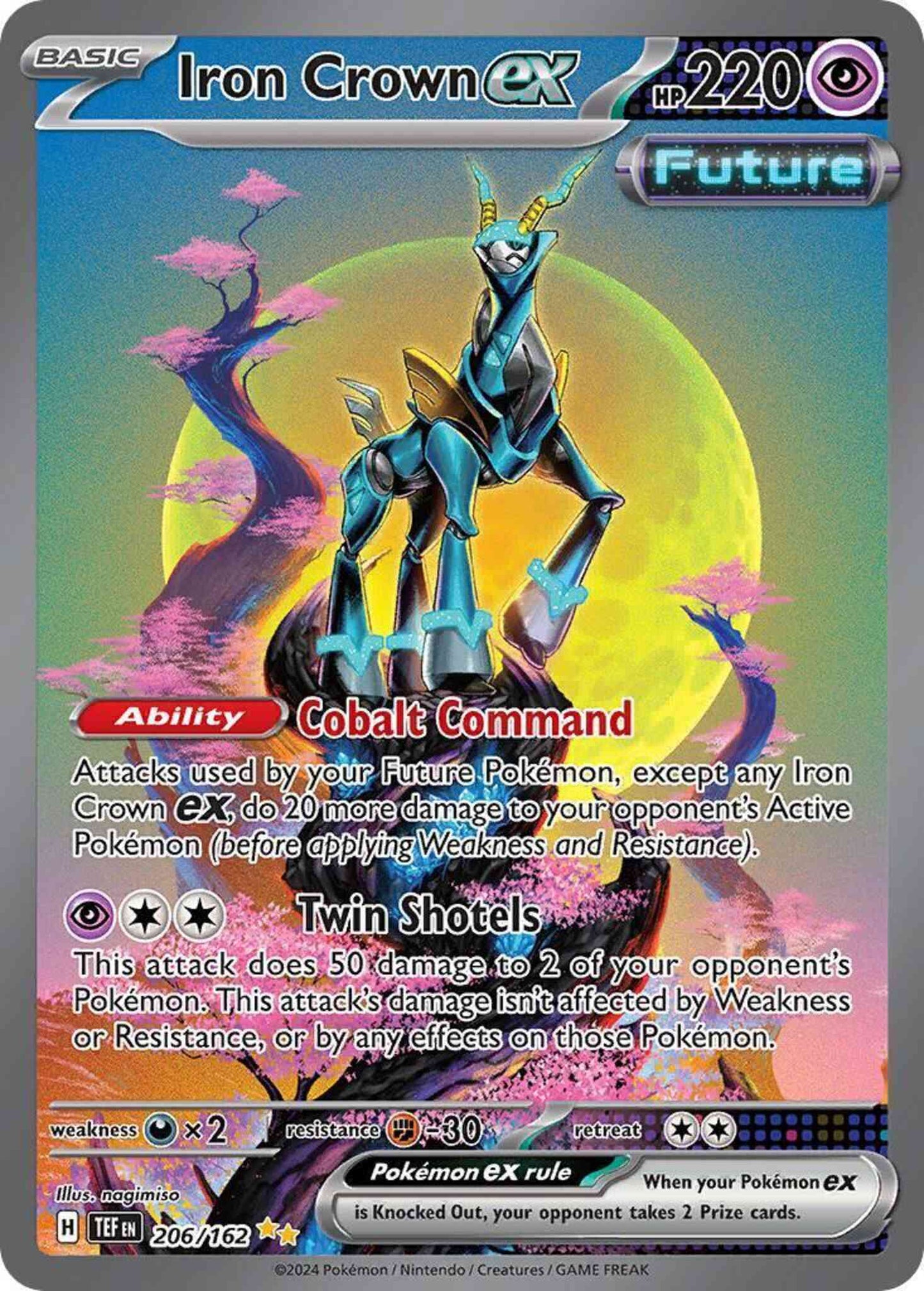 Iron Crown ex - 206/162 - Special Illustration Rare [sv05-206] [Ultra]