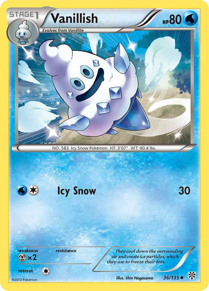 Vanillish - 36/135 - Uncommon [bw8-36] [Non-Holo]
